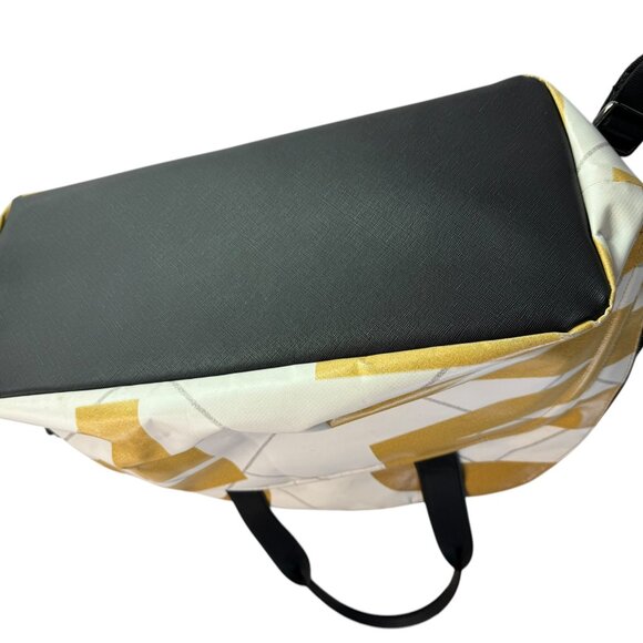 Large Tote Bag, Zippered Gym / Work, Shopper.  RAREFORM Brand.  White Tan - Picture 11 of 13